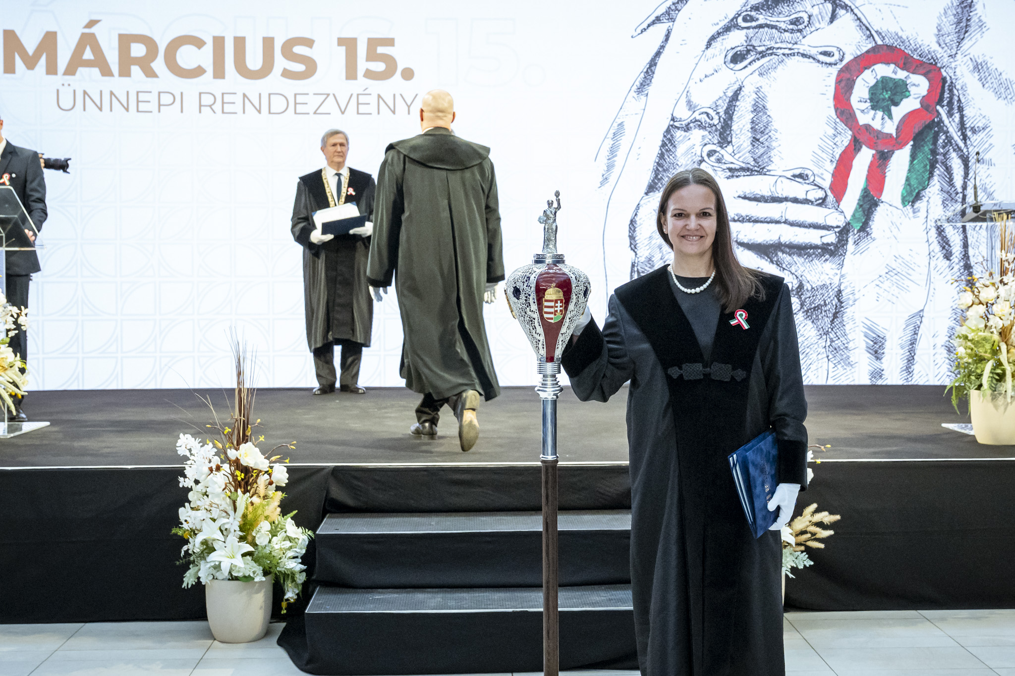 Doctoral gallery: The ceremony was completed by the conferral of doctoral degrees (Photo: András Adorján, Gergely Nagy / Széchenyi István University)